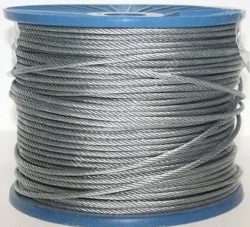 22,0 мм канат стальной EN 12385-4 35х7COMP WSC B GALVANIZED RHLL 2160(220) А1(Nyrosten T55) (пог.м) 1к379 - фото 50131